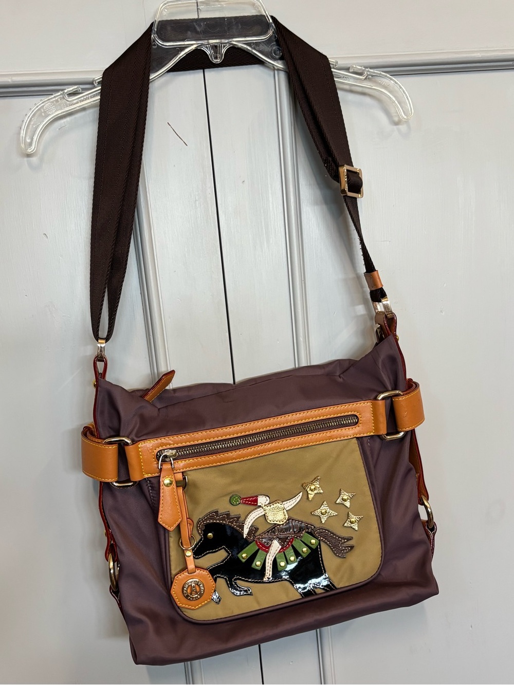 Whimsical nylon crossbody shoulder bag
S.Fiorentino